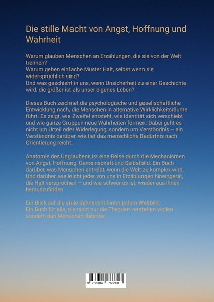 Produktbild: Anatomie des Unglaubens