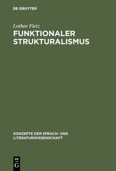 Produktbild: Funktionaler Strukturalismus