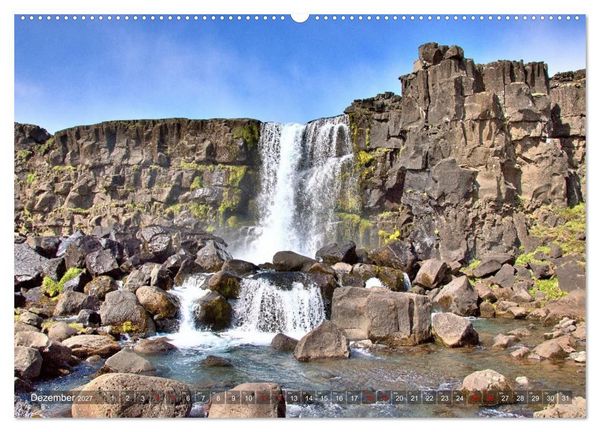 Produktbild: Island - Landschaften, Natur und Licht (Wandkalender 2027 DIN A2 quer), CALVENDO Monatskalender