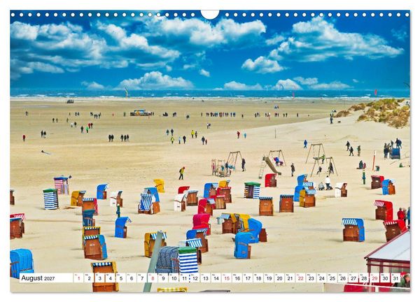 Produktbild: Verliebt in Borkum (Wandkalender 2027 DIN A3 quer), CALVENDO Monatskalender