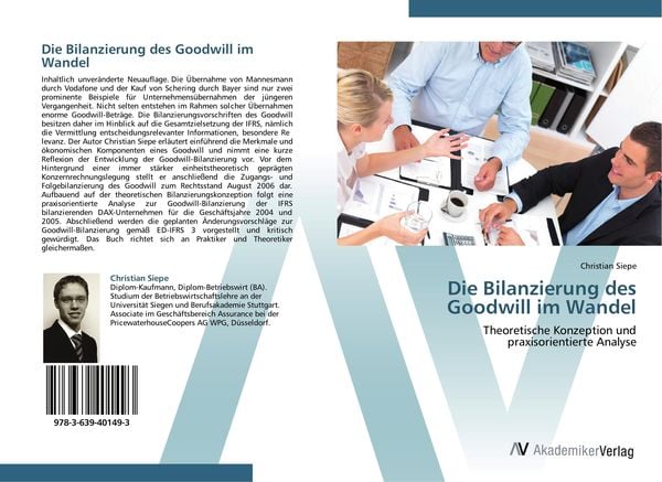 Produktbild: Die Bilanzierung des Goodwill im Wandel