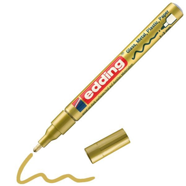 Produktbild: edding Glanzlackmarker 751 gold 1-2mm