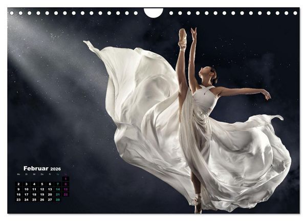 Produktbild: BALLETT - ein Hauch Magie (Wandkalender 2026 DIN A4 quer), CALVENDO Monatskalender
