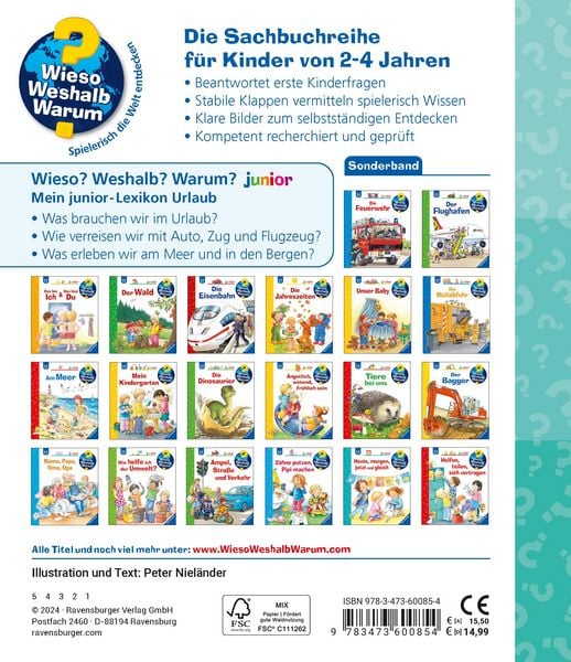 Produktbild: Wieso? Weshalb? Warum? Sonderband - Mein junior-Lexikon: Urlaub