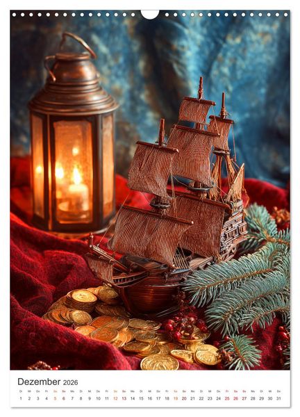 Produktbild: Maritime Meisterwerke (Wandkalender 2026 DIN A3 hoch), CALVENDO Monatskalender