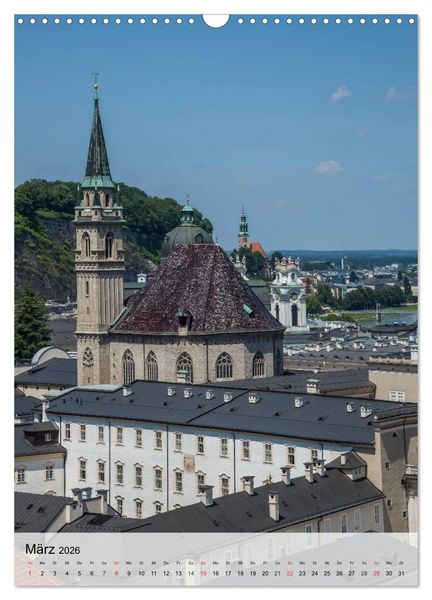 Produktbild: SALZBURG Grandiose Ausblicke (Wandkalender 2026 DIN A3 hoch), CALVENDO Monatskalender