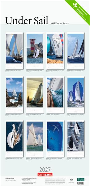 Produktbild: Under Sail Kalender 2027