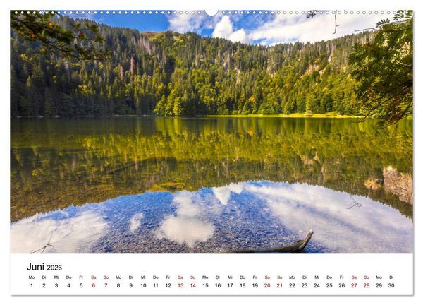 Produktbild: Schwarzwald, Seen und Hochmoore (hochwertiger Premium Wandkalender 2026 DIN A2 quer), Kunstdruck in Hochglanz