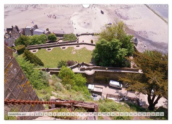 Produktbild: Le Mont-Saint-Michel - Impressionnante montagne monastique (Calendrier mural 2027 DIN A3 vertical), CALVENDO calendrier mensuel
