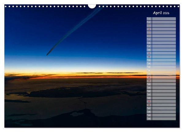 Produktbild: Colours of Flight - Stimmungen &uuml;ber den Wolken (Wandkalender 2026 DIN A3 quer), CALVENDO Monatskalender