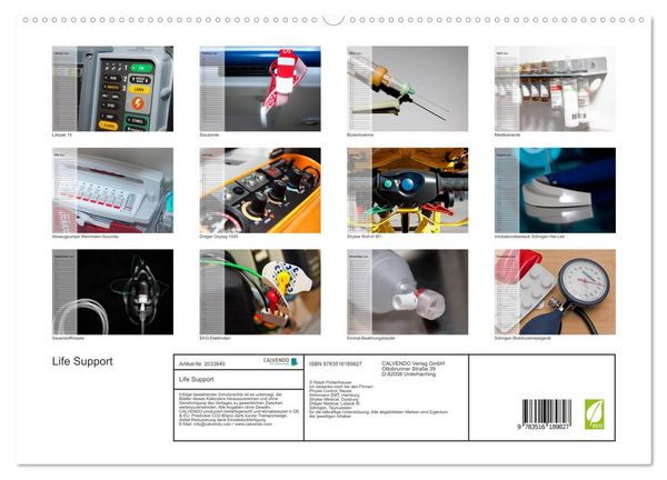 Produktbild: Life Support (hochwertiger Premium Wandkalender 2026 DIN A2 quer), Kunstdruck in Hochglanz