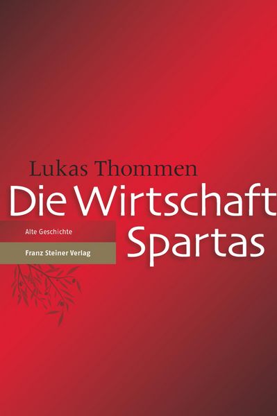 Produktbild: Die Wirtschaft Spartas