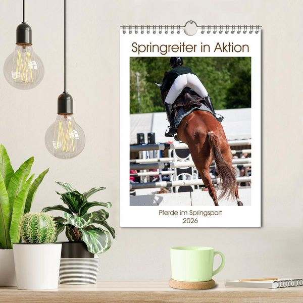 Produktbild: Springreiter in Aktion (Wandkalender 2026 DIN A4 hoch), CALVENDO Monatskalender
