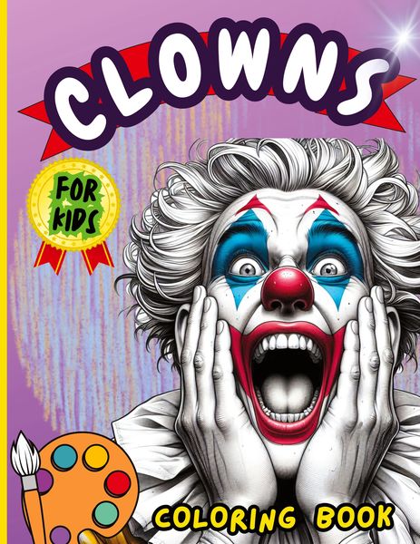 Produktbild: Clowns Coloring Book For Kids