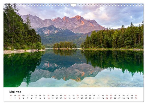 Produktbild: Deutschlands Landschaften - Vom Meer bis zu den Alpen (Wandkalender 2026 DIN A3 quer), CALVENDO Monatskalender