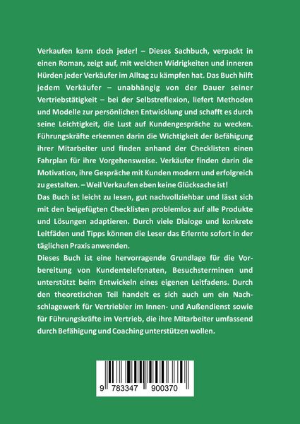 Produktbild: Weil Vertrieb keine Gl&uuml;ckssache ist