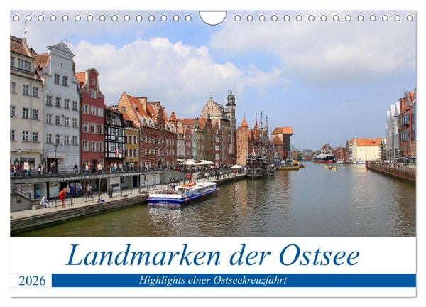 Landmarken der Ostsee (Wandkalender 2026 DIN A4 quer), CALVENDO Monatskalender