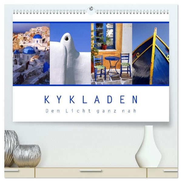 Produktbild: KYKLADEN Dem Licht ganz nah (hochwertiger Premium Wandkalender 2026 DIN A2 quer), Kunstdruck in Hochglanz