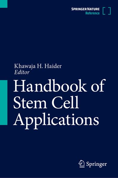 Produktbild: Handbook of Stem Cell Applications