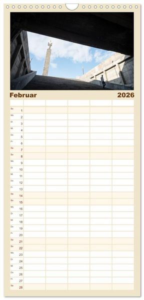 Produktbild: Familienplaner 2026 - ARMENIEN - Land der fr&uuml;hen Christen mit 5 Spalten (Wandkalender, 21 x 45 cm) CALVENDO