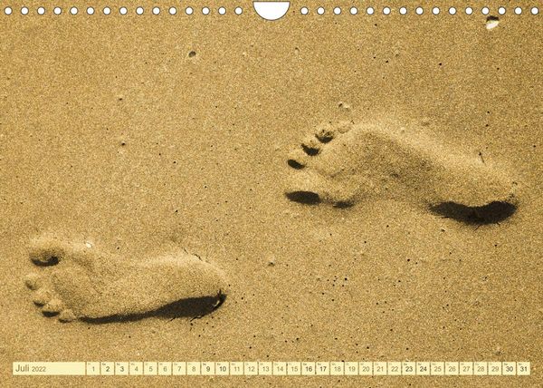 Produktbild: Am Strand - Fundst&uuml;cke und Kunstwerke (Wandkalender 2022 DIN A4 quer)