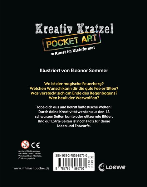 Produktbild: Kreativ-Kratzel Pocket Art: Fantasy