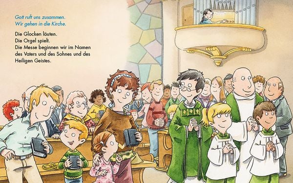 Produktbild: Komm mit in die Kirche (Pappbilderbuch)