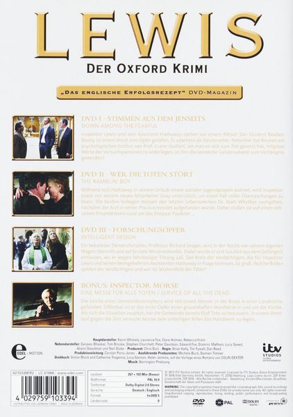 Produktbild: Lewis - Der Oxford Krimi - Staffel 7 [4 DVDs]