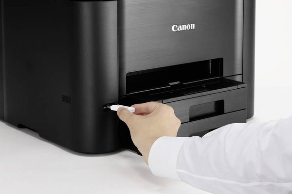 Produktbild: Canon Multifunktionsdrucker Tintenstrahl Farbe A4 Drucker, Scanner, Kopierer, Fax LAN, WLAN, Duplex, Duplex-ADF