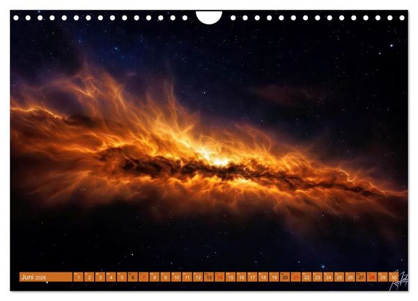 Produktbild: Gammablitze im Universum (Wandkalender 2026 DIN A4 quer), CALVENDO Monatskalender