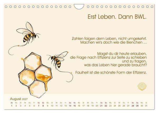 Produktbild: Arbeit ist Beziehung (Wandkalender 2027 DIN A4 quer), CALVENDO Monatskalender