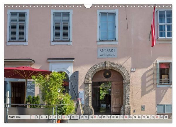 Produktbild: Charmantes Stadtherz SALZBURG (Wandkalender 2026 DIN A3 quer), CALVENDO Monatskalender