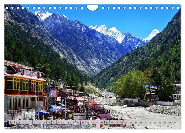 Produktbild: Uttarakhand &ndash; Land der G&ouml;tter (Wandkalender 2026 DIN A4 quer), CALVENDO Monatskalender