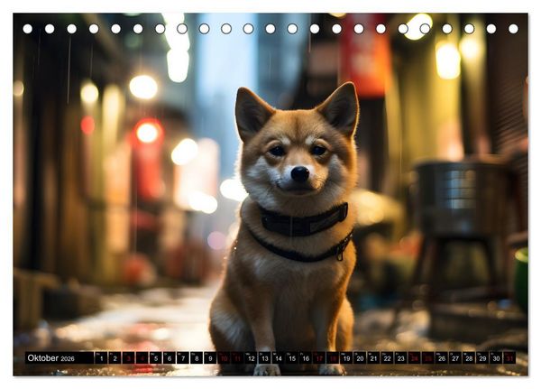 Produktbild: Shiba Inu - Stolz und Anmut (Tischkalender 2026 DIN A5 quer), CALVENDO Monatskalender