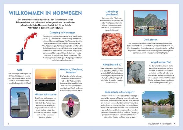 Produktbild: Norwegen mit dem Wohnmobil Die sch&ouml;nsten Routen zwischen S&uuml;dkap und Nordkap