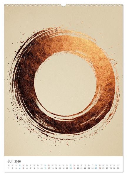 Produktbild: Minimalistische Kunstwerke (Wandkalender 2026 DIN A2 hoch), CALVENDO Monatskalender