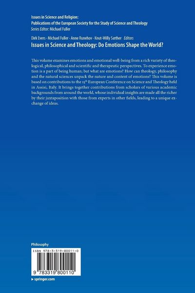 Produktbild: Issues in Science and Theology: Do Emotions Shape the World?