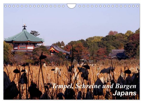 Produktbild: Tempel, Schreine und Burgen Japans (Wandkalender 2026 DIN A4 quer), CALVENDO Monatskalender