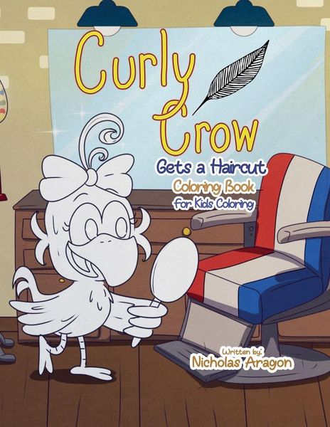 Produktbild: The Curly Crow Gets a Haircut Coloring Book