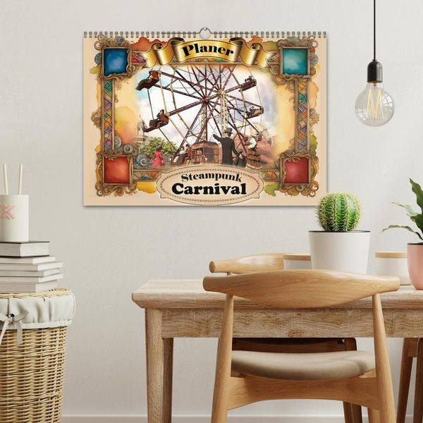 Produktbild: Steampunk Carnival (Wandkalender 2026 DIN A3 quer), CALVENDO Monatskalender