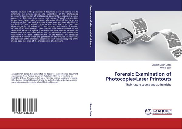 Produktbild: Forensic Examination of Photocopies/Laser Printouts