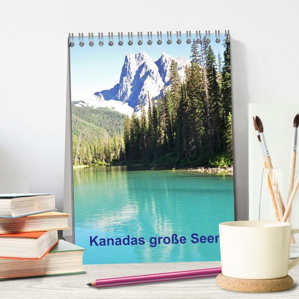 Produktbild: Kanadas gro&szlig;e Seen / Planer (Tischkalender 2026 DIN A5 hoch), CALVENDO Monatskalender