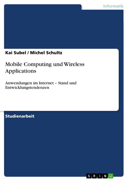 Produktbild: Mobile Computing und Wireless Applications
