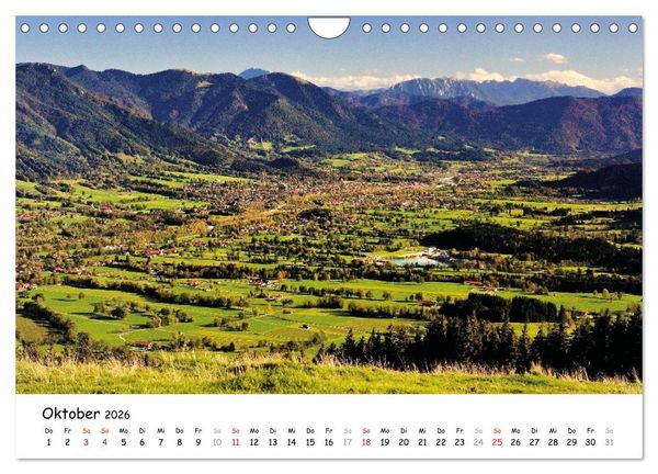 Produktbild: Wundersch&ouml;nes Isartal 2026 (Wandkalender 2026 DIN A4 quer), CALVENDO Monatskalender
