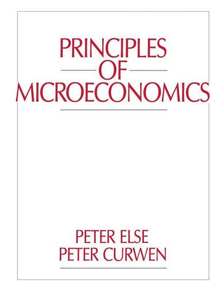 Produktbild: Principles of Microeconomics