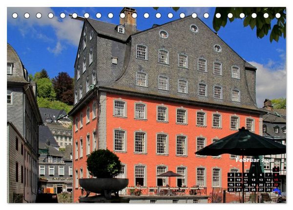 Produktbild: Eine Perle in der Eifel - Monschau (Tischkalender 2026 DIN A5 quer), CALVENDO Monatskalender