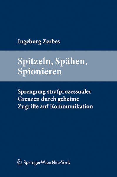 Produktbild: Spitzeln, Sp&auml;hen, Spionieren