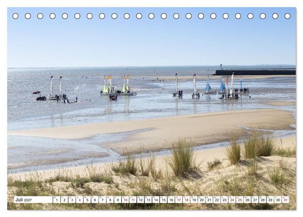 Produktbild: Momente einer Reise - Franz&ouml;sische Atlantikk&uuml;ste (Tischkalender 2027 DIN A5 quer), CALVENDO Monatskalender