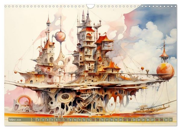 Produktbild: Kuriose H&auml;user (Wandkalender 2026 DIN A3 quer), CALVENDO Monatskalender