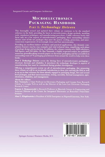 Produktbild: Microelectronics Packaging Handbook